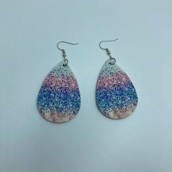 Glitter Drop Earrings  - Picture 5 of 5